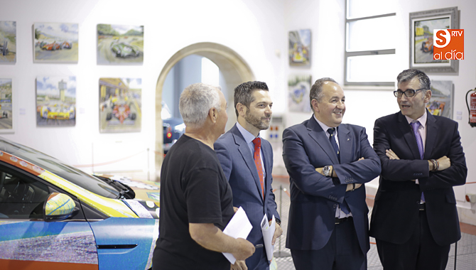 Presentación de la exposición en el Museo de Automoción (Foto de Álex López)