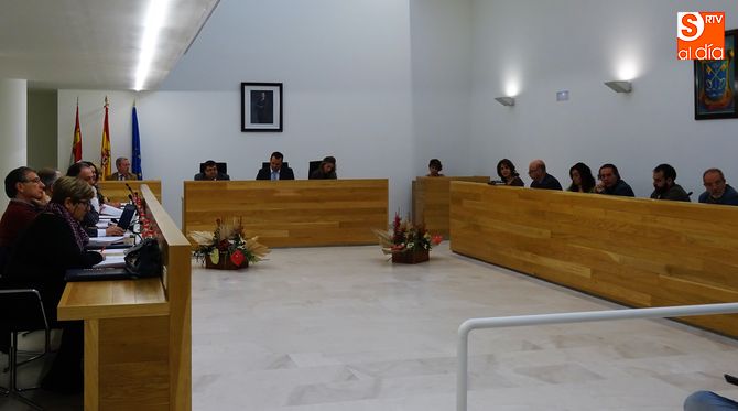 Un momento del pleno ordinario celebrado hoy en Santa Marta