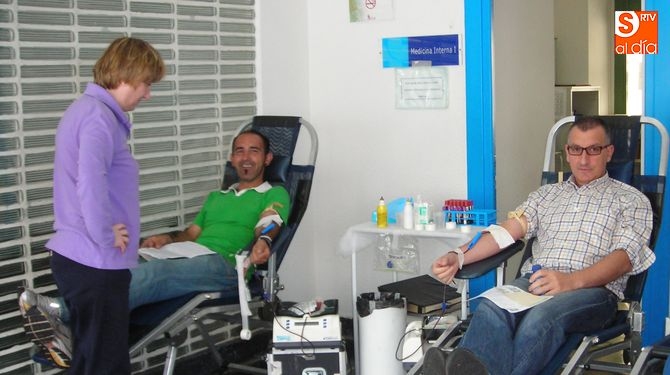 Donantes de sangre salmantinos