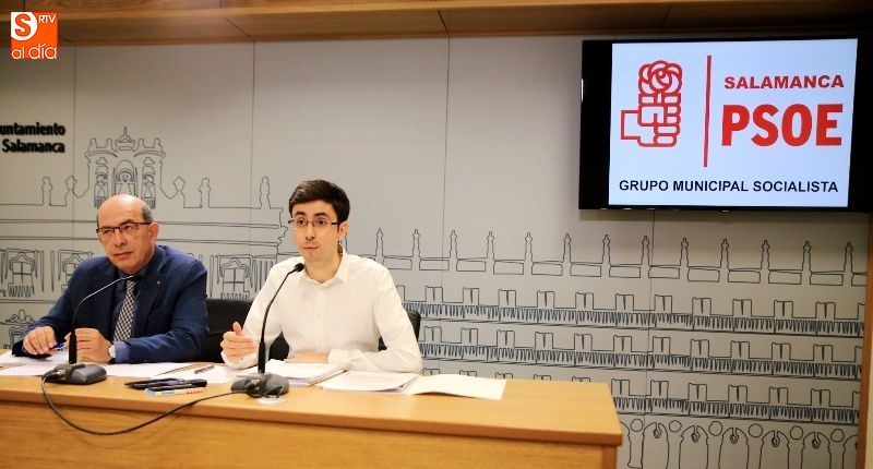Los socialistas José Luis Mateos y Arturo Ferreras. Foto: Alberto Martín