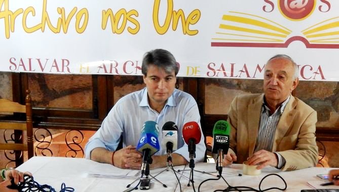 Policarpo Sánchez, presidente de la Asociación Salvar el Archivo