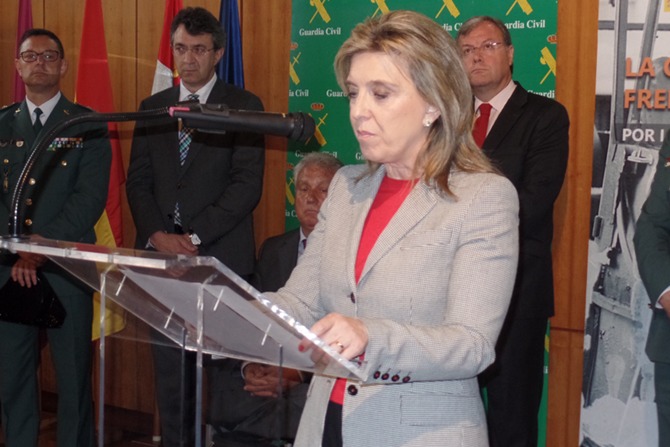 La delegada del Gobierno en Castilla y León, María José Salgueiro