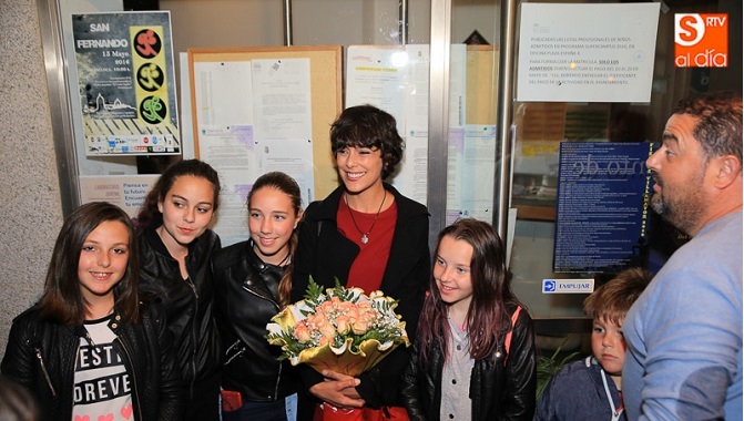 La actriz Belén Cuesta, pregonera de las fiestas de Villamayor. Foto: Alberto Martín