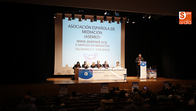 Inauguración del Simposio de Mediación. Foto: Alejandro López