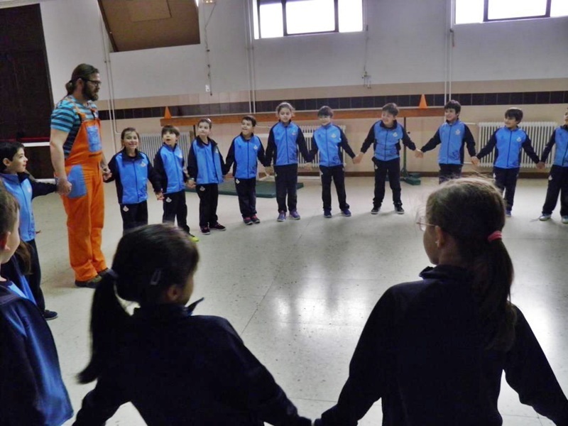 Juegos tradicionales en el Colegio San Juan Bosco