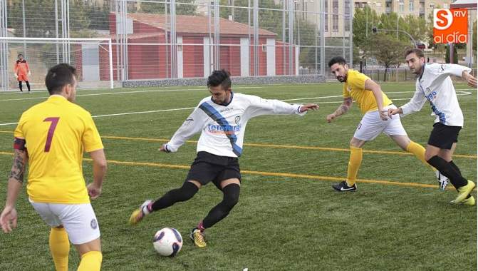 Uno de los partidos que se han disputado esta temporada en el Salmantino Vegapiel