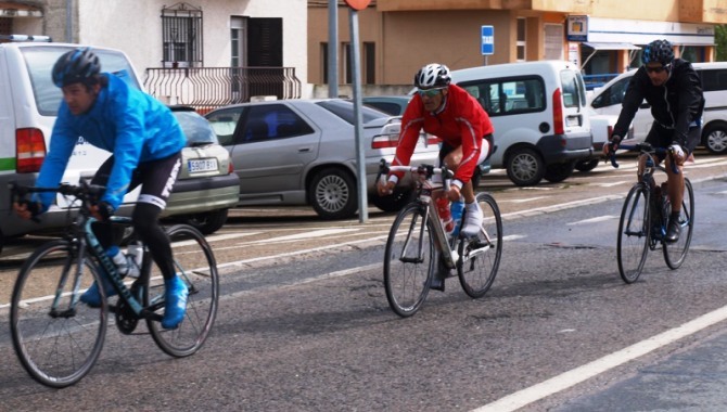Un momento de la prueba celebrada en Aldenueva del Camino