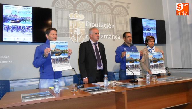Jesús María Ortiz presentó la prueba ciclista en la Sala de Comarcas