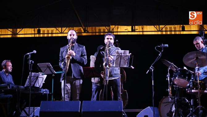 Jazz en la Feria del Libro de la mano de Luis Verde Quinteto (Foto de Álex López)