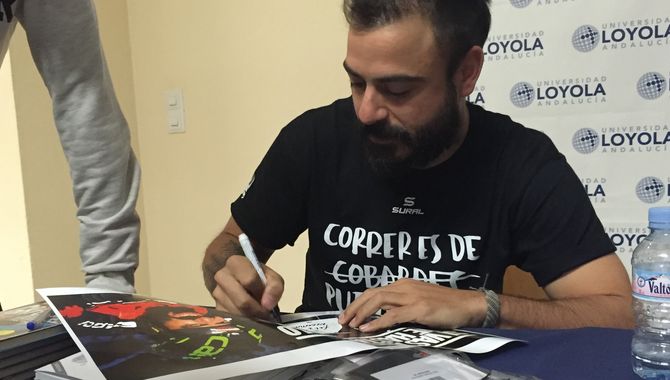 El periodista y deportista extremo Valentí Sanjuan