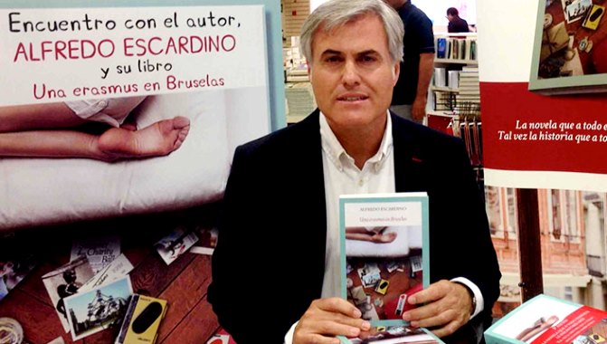 Alfredo Escardino, autor de ‘Un Erasmus en Bruselas’