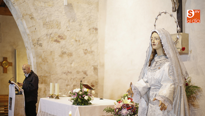 Imagen de María Nuestra Madre, en la Iglesia de la Santísima Trinidad del Arrabal / Foto de Alejandro López