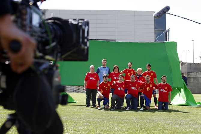 Rodaje anuncio Iberdrola y Selección Española de Fútbol