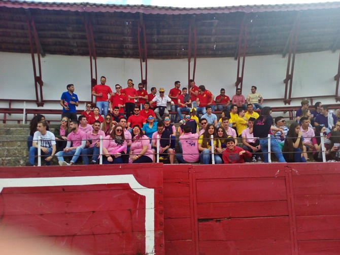 Las pandas, en la Plaza de Toros