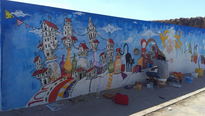 El II Certamen de Pintura mural de Rágama tendrá lugar del 16 al 18 de julio