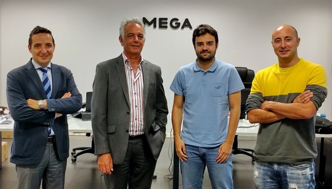 El vicerrector de Investigación y Transferencia y el presidente de MEGA han mantenido un encuentro para determinar los ejes de colaboración