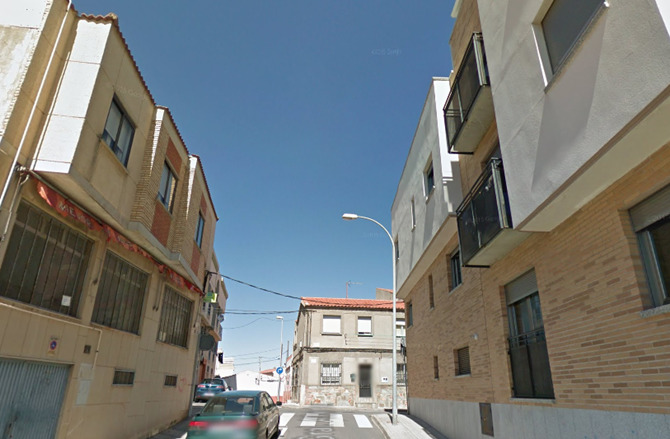 Calle en la que fue detenido el portador del móvil robado