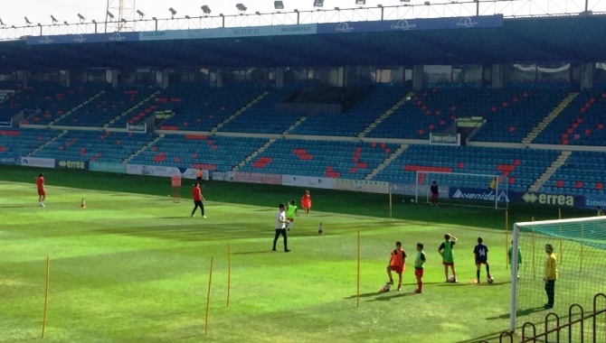 Entrenamiento de captaciones del Salmantino en el Helmántico