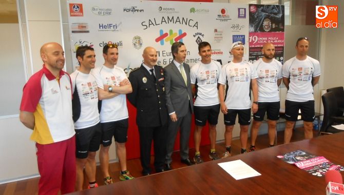 Momento de la presentación de los atletas que irán a los Juegos Europeos en Huelva