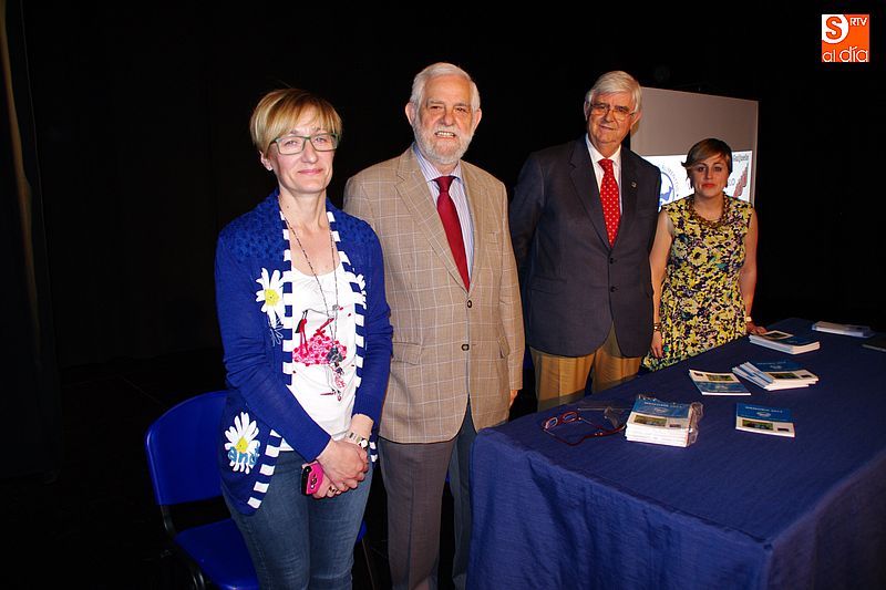Yolanda Alonso, Godofredo García, Ignacio Alberca y Sara Mazo en la charla.