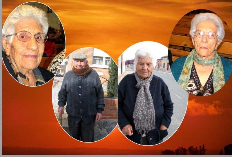 Isabel, Sagrario, Luisa y Francisco, mantienen una salud de hierro | Fotos: Mercedes Corredera