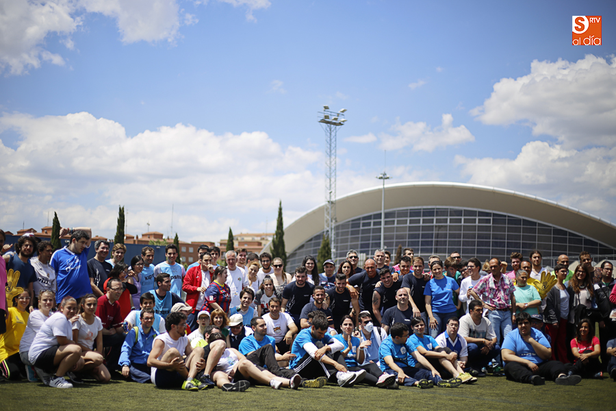 La participación fue numerosa en el Campo Vicente del Bosque (Foto de Álex López)