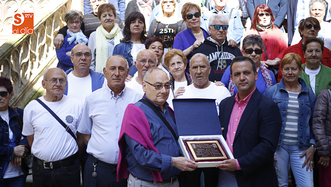 Placa conmemorativa para la Diputación de Salamanca (Foto de Álex López)