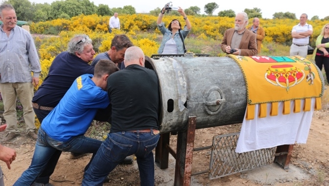 Enterramiento de ‘Escultura 1986’ de Zulmiro de Carvalho