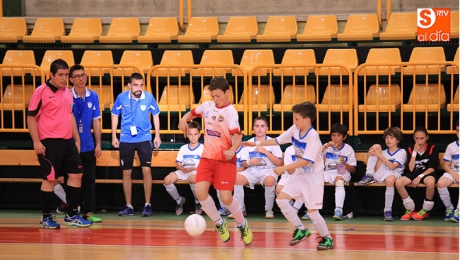 Más de 250 alevines e infantiles disputan el II Torneo de Fútbol Sala Ciudad de Salamanca