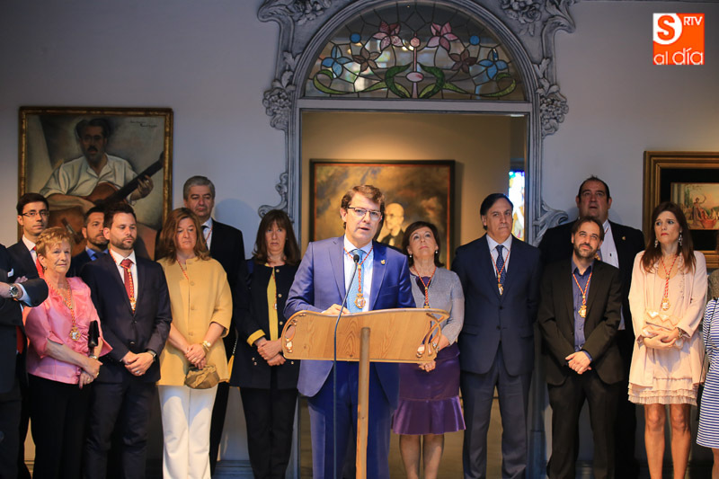 El alcalde de la ciudad, en su intervención en la Casa Lis
