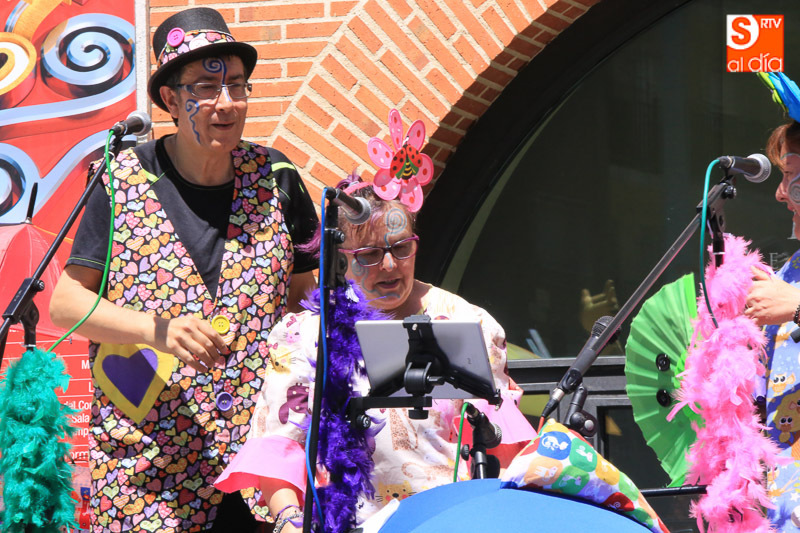 Un momento de las actuaciones que hubo este domingo en el Museo del Comercio
