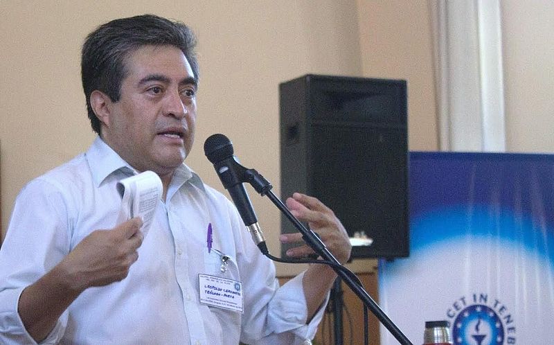 El escritor mexicano Leopoldo Cervantes Ortiz