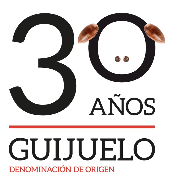Logotipo conmemorativo del trigésimo aniversario de la DOP Guijuelo.