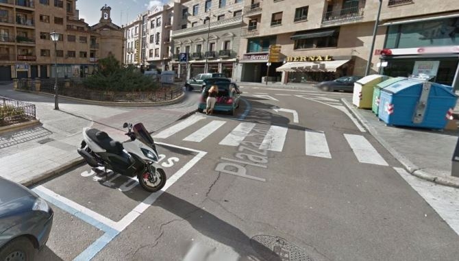 Aspecto de la Plaza de Santa Eulalia