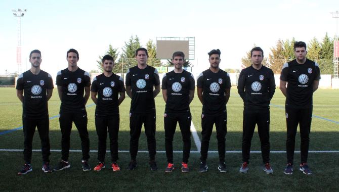 Parte de los técnicos de fútbol del Santa Marta
