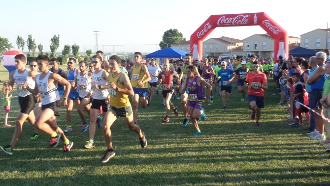 Salida de la carrera de Villoruela