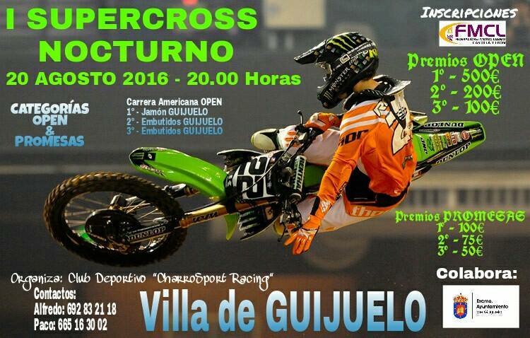 El I Supercross Nocturno, apuesta deportiva de las fiestas patronales  