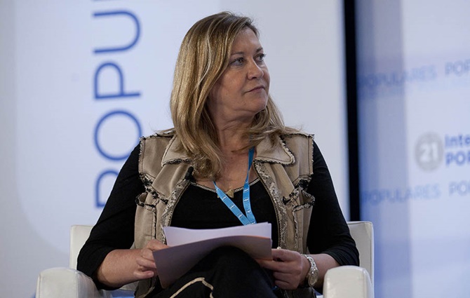 La consejera de Economía y Hacienda, Pilar del Olmo