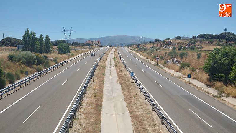 Tramo de la A-66 donde se produjeron los dos accidentes.