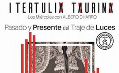 Albero Charro organiza una charla sobre ‘Pasado y presente del traje de luces’