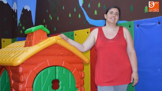 Cristina, gerente del Centro, en sus instalaciones de Calle Fernando de la Peña, 2