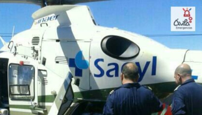 Numerosos medios movilizados para atender a los heridos