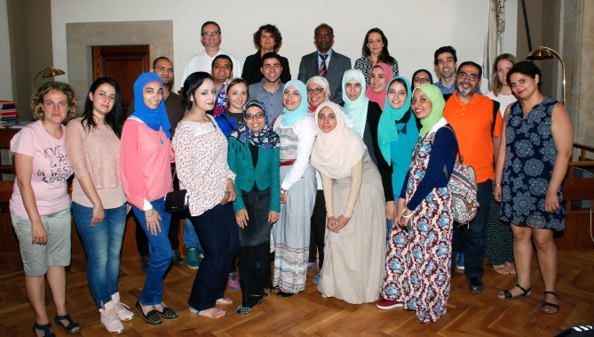 La Usal recibe a 18 estudiantes procedentes de Egipto