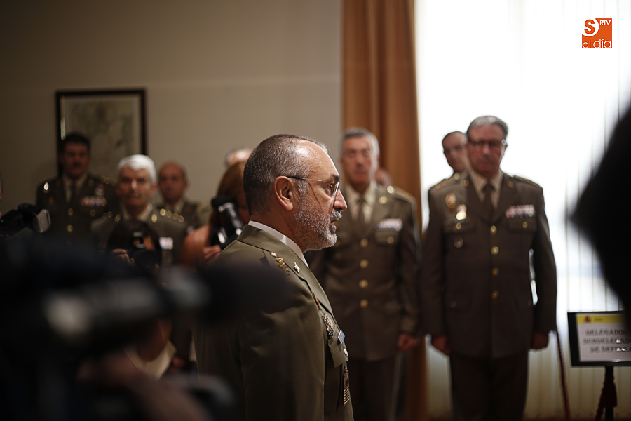 Toma de posesión del nuevo subdelegado de Defensa, Félix Eugenio García Cortijo / Foto de Alejandro López