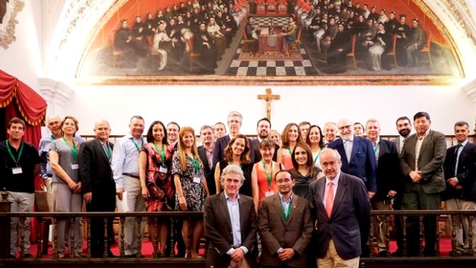 Participantes en las actividades centrales de la Asamblea anual RedTIKAL / Foto UPSA