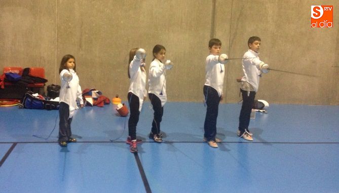 Exhibición del club de esgrima Gran Capitán