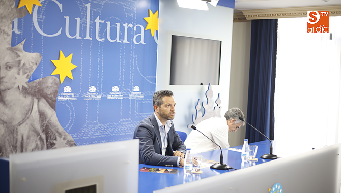 El concejal de Cultura, Julio López, en la presentación del ciclo / Foto de Alejandro López
