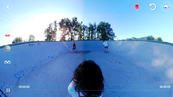 Esta cámara puede capturar fotografías y vídeo en 360 grados en calidad FullHD