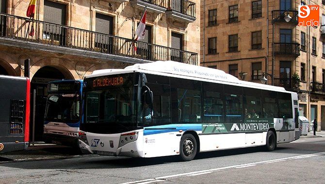 La Gran Vía es el gran intercambiador del autobús urbano en Salamanca