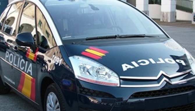 Un coche patrulla de la Policía Nacional